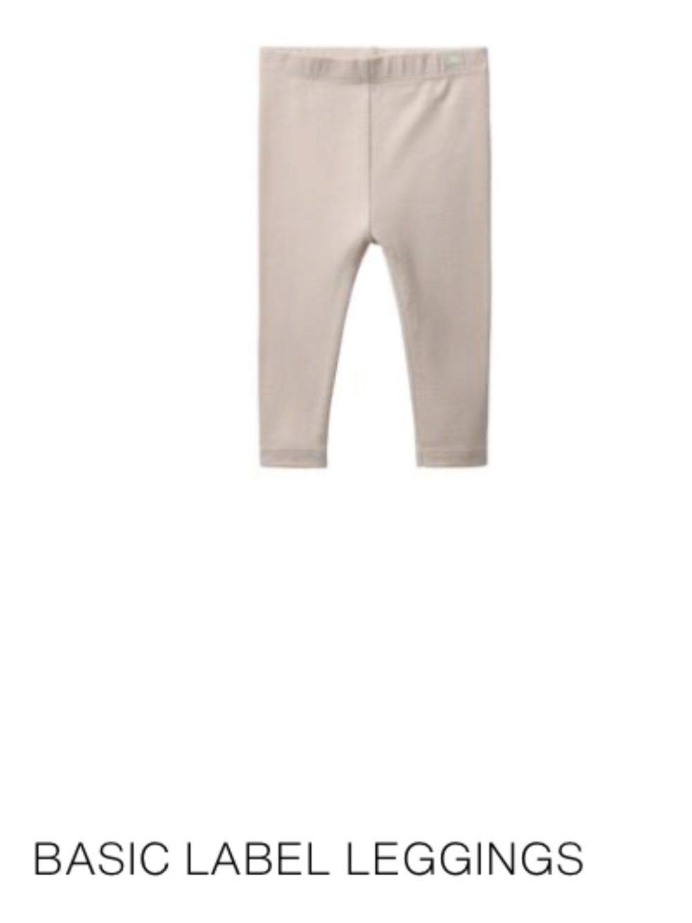 Zara Baby Beige Leggings 1–3M / 62 cm